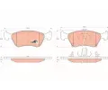 TRW Sada brzdovch destiek COTEC ‐ TRW GDB3163