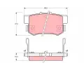 TRW Sada brzdovch destiek - kotouov brzda ‐ TRW GDB3191