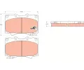 TRW Sada brzdovch destiek COTEC ‐ TRW GDB3197
