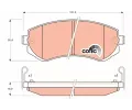 TRW Sada brzdovch destiek COTEC ‐ TRW GDB3208