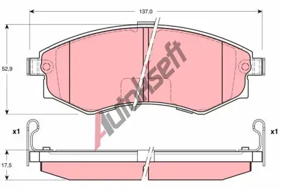 TRW Sada brzdov�ch desti�ek - kotou�ov� brzda TRW GDB3211, GDB3211