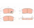 TRW Sada brzdovch destiek COTEC ‐ TRW GDB3218
