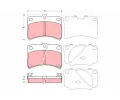 Sada brzdovch destiek TRW ‐ TRW GDB3219