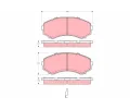 Sada brzdov�ch desti�ek&nbsp;TRW&nbsp;&dash;&nbsp;TRW GDB3254