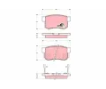 TRW Sada brzdovch destiek COTEC ‐ TRW GDB3269