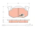 TRW Sada brzdovch destiek COTEC ‐ TRW GDB328