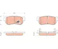 TRW Sada brzdovch destiek COTEC ‐ TRW GDB3284