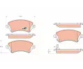TRW Sada brzdovch destiek COTEC ‐ TRW GDB3288