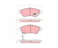 TRW Sada brzdovch destiek COTEC ‐ TRW GDB3290