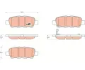 TRW Sada brzdovch destiek COTEC ‐ TRW GDB3294