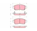 Sada brzdovch destiek TRW ‐ TRW GDB3300