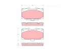 TRW Sada brzdovch destiek - kotouov brzda ‐ TRW GDB3307