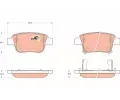 Sada brzdových destiček TRW ‐ TRW GDB3337  Sada brzdových destiček TRW ‐ TRW GDB3337