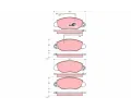 TRW Sada brzdovch destiek COTEC ‐ TRW GDB3354