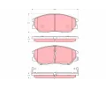 Sada brzdov�ch desti�ek&nbsp;TRW&nbsp;&dash;&nbsp;TRW GDB3360