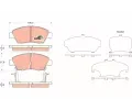 Sada brzdovch destiek TRW ‐ TRW GDB3375