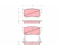 Sada brzdov�ch desti�ek&nbsp;TRW&nbsp;&dash;&nbsp;TRW GDB3382