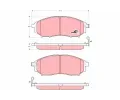 TRW Sada brzdovch destiek COTEC ‐ TRW GDB3392