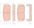 Sada brzdov�ch desti�ek&nbsp;TRW&nbsp;&dash;&nbsp;TRW GDB3413