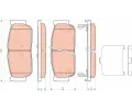 TRW Sada brzdovch destiek - kotouov brzda ‐ TRW GDB3417