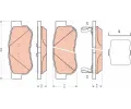 Sada brzdov�ch desti�ek&nbsp;TRW&nbsp;&dash;&nbsp;TRW GDB3432