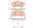 TRW Sada brzdovch destiek COTEC ‐ TRW GDB3448