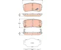 TRW Sada brzdovch destiek COTEC ‐ TRW GDB3449