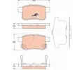 Sada brzdov�ch desti�ek&nbsp;TRW&nbsp;&dash;&nbsp;TRW GDB3482