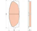 Sada brzdovch destiek TRW ‐ TRW GDB3485