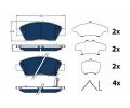 Sada brzdových destiček TRW ‐ TRW GDB3493BTE  Sada brzdových destiček TRW ‐ TRW GDB3493BTE