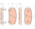 TRW Sada brzdovch destiek - kotouov brzda ‐ TRW GDB3510