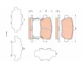 Sada brzdovch destiek TRW ‐ TRW GDB3512