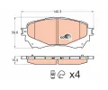 Sada brzdov�ch desti�ek&nbsp;TRW&nbsp;&dash;&nbsp;TRW GDB3580