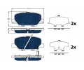 Sada brzdov�ch desti�ek&nbsp;TRW&nbsp;&dash;&nbsp;TRW GDB3583BTE