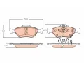 Sada brzdovch destiek TRW ‐ TRW GDB3625