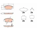 TRW Sada brzdovch destiek ‐ TRW GDB3643