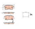 TRW Sada brzdov�ch desti�ek&nbsp;&dash;&nbsp;TRW GDB3646