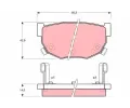 TRW Sada brzdovch destiek ‐ TRW GDB368