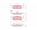 Sada brzdovch destiek TRW ‐ TRW GDB4012