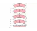 Sada brzdovch destiek TRW ‐ TRW GDB4041