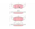 TRW Sada brzdovch destiek COTEC ‐ TRW GDB4119
