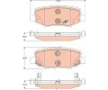 Sada brzdov�ch desti�ek&nbsp;TRW&nbsp;&dash;&nbsp;TRW GDB4145