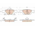 Sada brzdovch destiek TRW ‐ TRW GDB4448