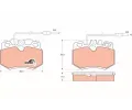 TRW Sada brzdovch destiek COTEC ‐ TRW GDB446
