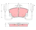 TRW Sada brzdov�ch desti�ek&nbsp;&dash;&nbsp;TRW GDB457