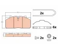 TRW Sada brzdovch destiek PROEQUIP ‐ TRW GDB5069