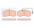 Sada brzdovch destiek TRW ‐ TRW GDB5070