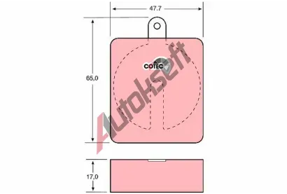 TRW Sada brzdov�ch desti�ek TRW GDB704, GDB704