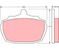 Sada brzdovch destiek TRW ‐ TRW GDB752