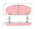 Sada brzdovch destiek TRW ‐ TRW GDB764